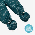 3 in 1 Waterproof Scampsuit Green Mountain